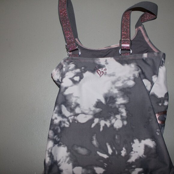 Grey 1 Pcs Justice Swimsuit Size 6 - Picture 5 of 9